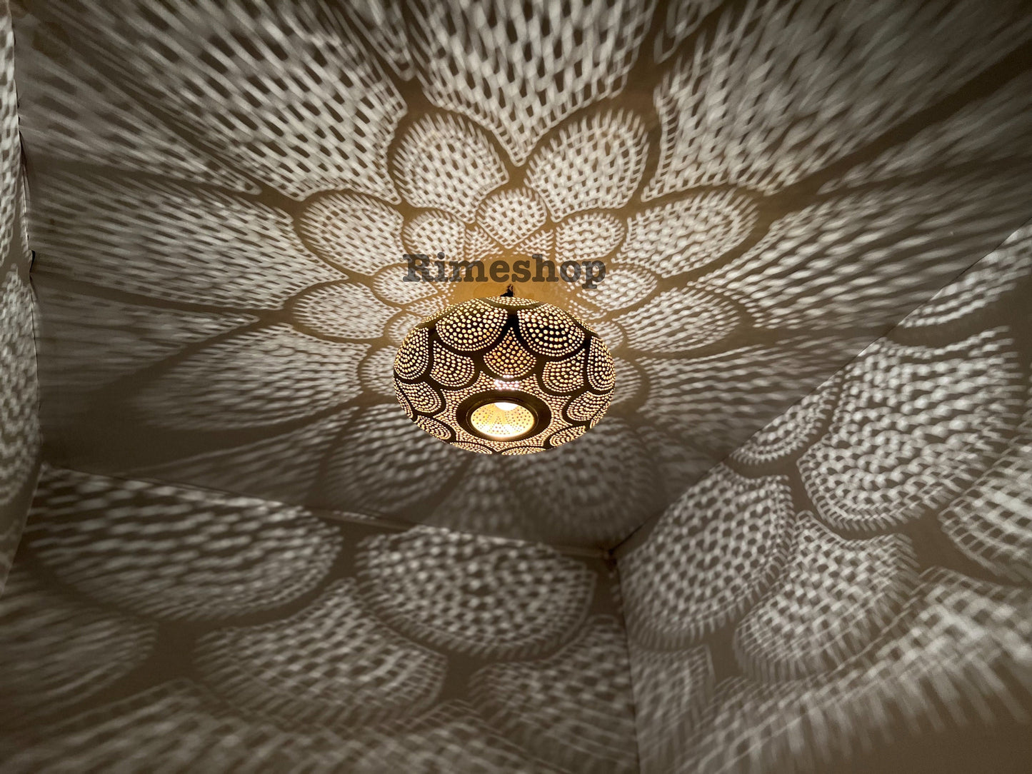 Moroccan Brass Pendant Light: New Home Decor Lighting