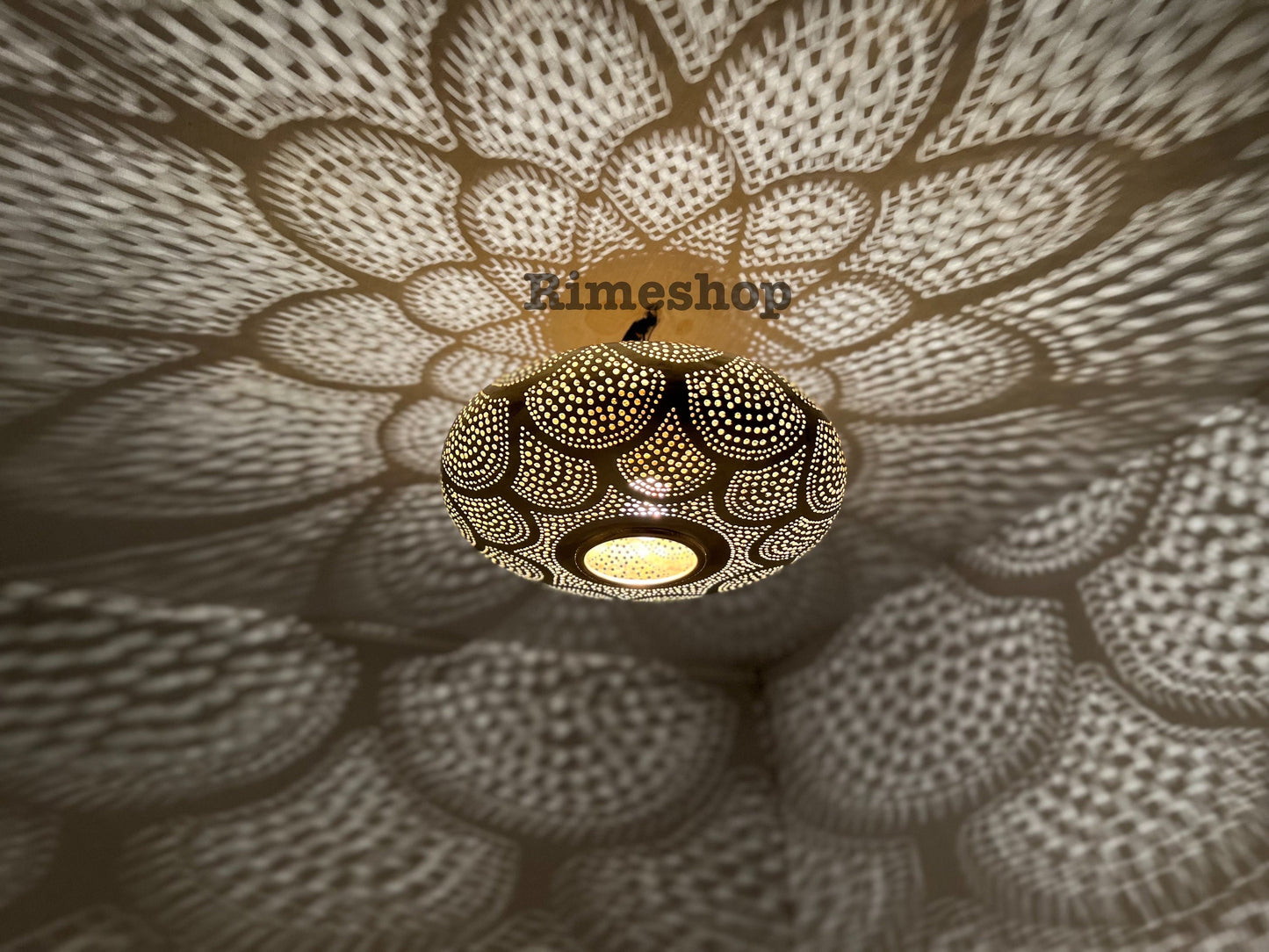 Moroccan Brass Pendant Light: New Home Decor Lighting